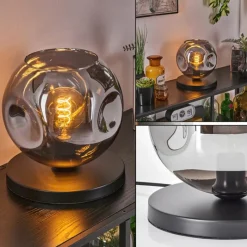 hofstein Ripoll Lampe à poser Noir, 1 lumière