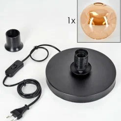 hofstein Ripoll Lampe à poser Noir, 1 lumière