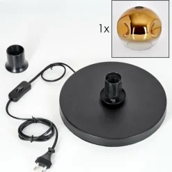 hofstein Ripoll Lampe à poser Or, Clair, 1 lumière