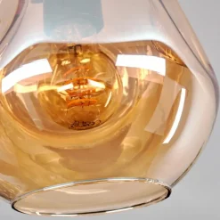 hofstein Ripoll Plafonnier Ambre, 1 lumière