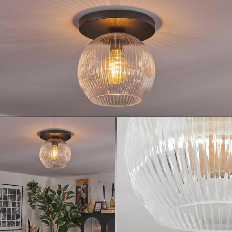 hofstein Ripoll Plafonnier, Boule lumineuse Clair, 1 lumière