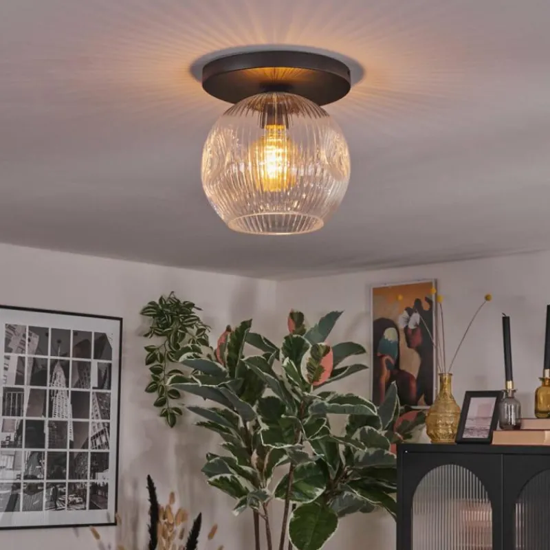 hofstein Ripoll Plafonnier, Boule lumineuse Clair, 1 lumière