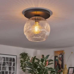 hofstein Ripoll Plafonnier, Boule lumineuse Clair, 1 lumière