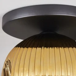 Lampes Dorées-hofstein Ripoll Plafonnier, Boule lumineuse Or, Clair, 1 lumière