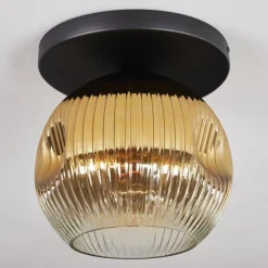 Lampes Dorées-hofstein Ripoll Plafonnier, Boule lumineuse Or, Clair, 1 lumière