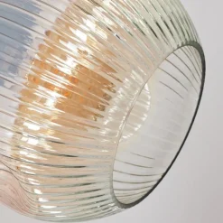 hofstein Ripoll Plafonnier, Boule lumineuse Ambre, Clair, 1 lumière