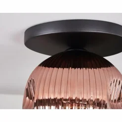 hofstein Ripoll Plafonnier, Boule lumineuse Clair, Cuivré, 1 lumière