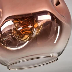 hofstein Ripoll Plafonnier Clair, Cuivré, 1 lumière