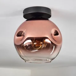 hofstein Ripoll Plafonnier Clair, Cuivré, 1 lumière