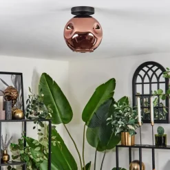 hofstein Ripoll Plafonnier Cuivré, 1 lumière