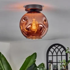 hofstein Ripoll Plafonnier Cuivré, 1 lumière