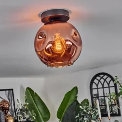 hofstein Ripoll Plafonnier Cuivré, 1 lumière