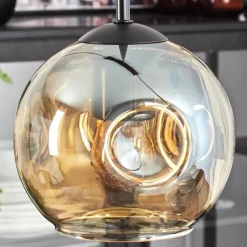 hofstein Ripoll Suspension Ambre, 3 lumières