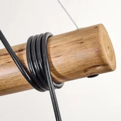 hofstein Ripoll Suspension, Boule lumineuse, Suspension Écru, Noir, 5 lumières