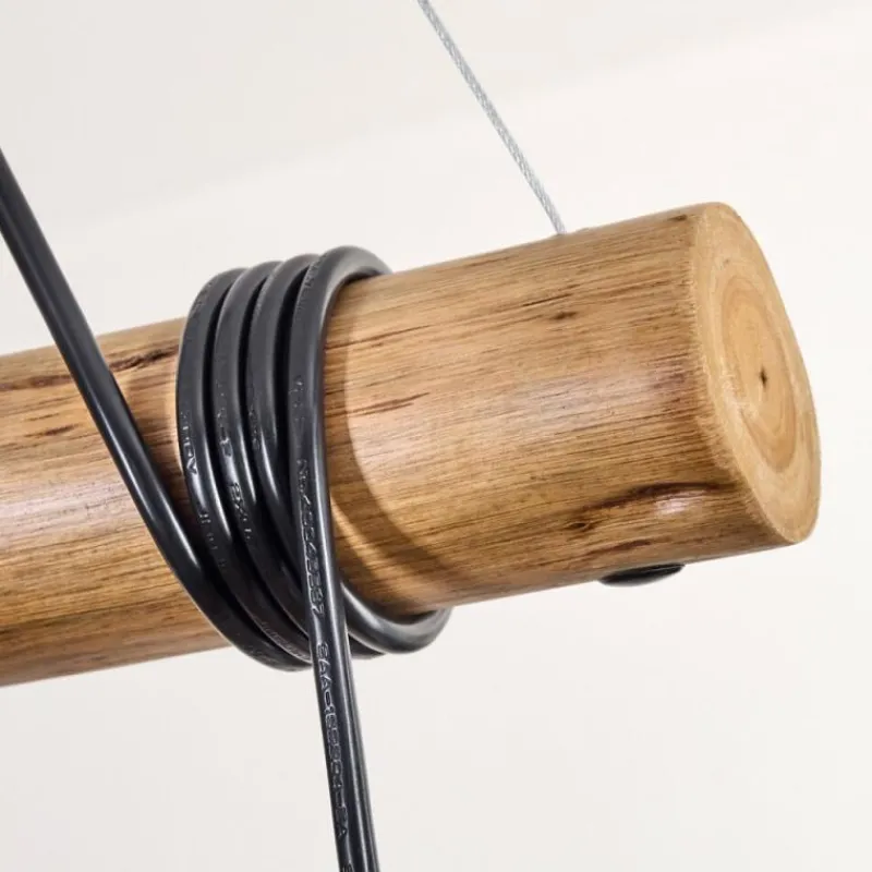 Lampes Dorées-hofstein Ripoll Suspension, Boule lumineuse, Suspension Écru, Noir, 5 lumières