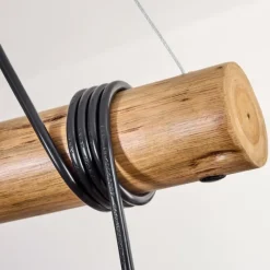 hofstein Ripoll Suspension, Boule lumineuse, Suspension Écru, Noir, 5 lumières