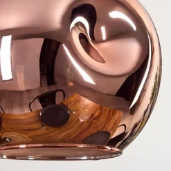 hofstein Ripoll Suspension, Boule lumineuse, Suspension Écru, Noir, 3 lumières