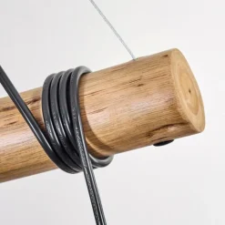 hofstein Ripoll Suspension, Boule lumineuse, Suspension Écru, Noir, 5 lumières