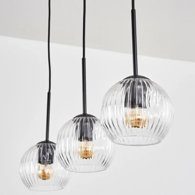 Lampes À Boules-hofstein Ripoll Suspension, Boule lumineuse, Suspension Clair, 3 lumières