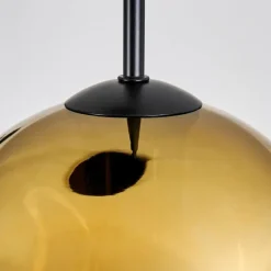 hofstein Ripoll Suspension, Boule lumineuse, Suspension grappe Bleu, Or, Vert, 3 lumières