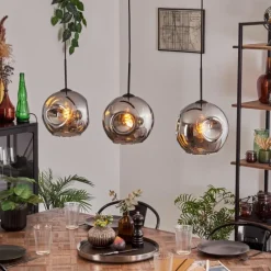 hofstein Ripoll Suspension Chrome, 3 lumières