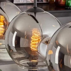 hofstein Ripoll Suspension Chrome, Clair, 4 lumières