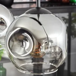 hofstein Ripoll Suspension Chrome, Clair, 4 lumières