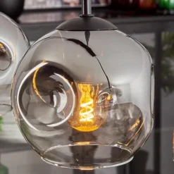 hofstein Ripoll Suspension Chrome, Clair, 4 lumières