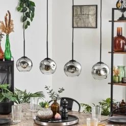 hofstein Ripoll Suspension Chrome, Clair, 4 lumières