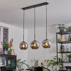 hofstein Ripoll Suspension Chrome, 3 lumières