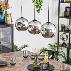 hofstein Ripoll Suspension Chrome, 3 lumières