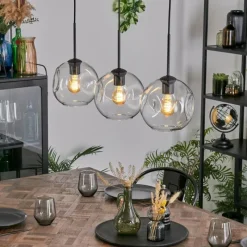 hofstein Ripoll Suspension Clair, 3 lumières