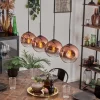 hofstein Ripoll Suspension Clair, Cuivré, 4 lumières