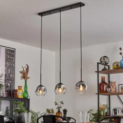 hofstein Ripoll Suspension Clair, Fumé, 3 lumières