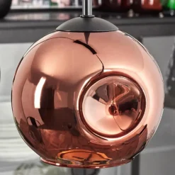 hofstein Ripoll Suspension Cuivré, 3 lumières