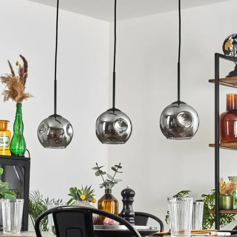 hofstein Ripoll Suspension Fumé, 3 lumières