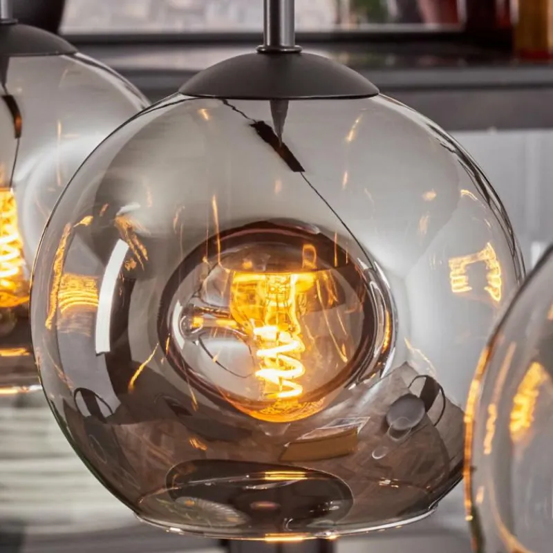 hofstein Ripoll Suspension Fumé, 3 lumières