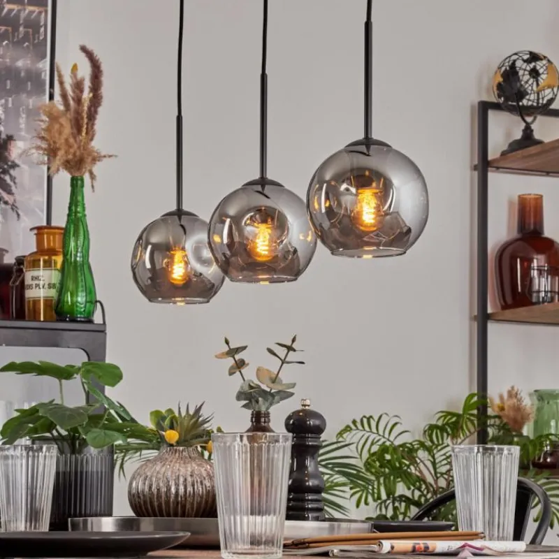 hofstein Ripoll Suspension Fumé, 3 lumières