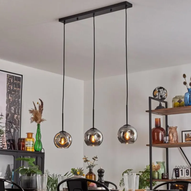 hofstein Ripoll Suspension Fumé, 3 lumières