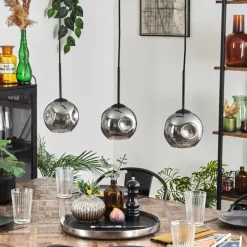 hofstein Ripoll Suspension Fumé, 3 lumières