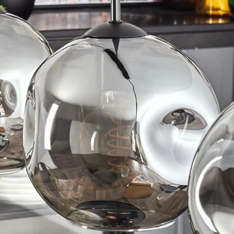 hofstein Ripoll Suspension Fumé, 3 lumières