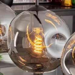 hofstein Ripoll Suspension Fumé, 3 lumières