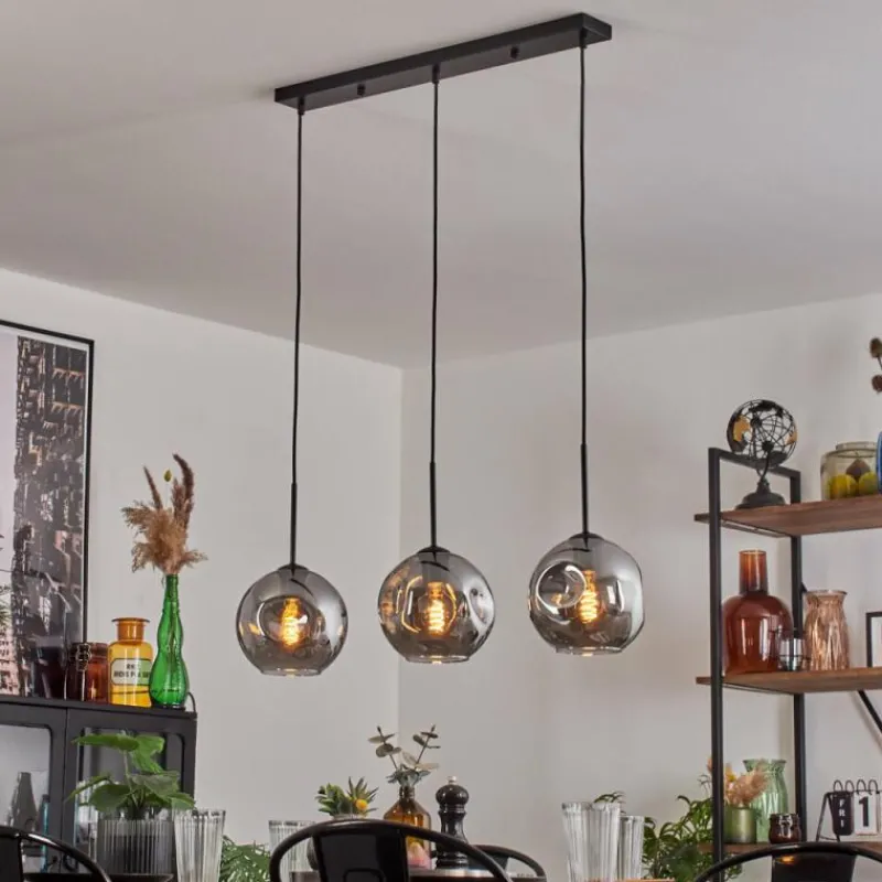 hofstein Ripoll Suspension Fumé, 3 lumières