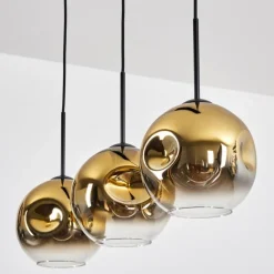 hofstein Ripoll Suspension Or, Clair, 3 lumières