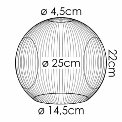 hofstein Ripoll Verre de rechange Or