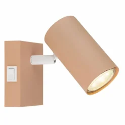 Luminaires Globo Lighting Robby Plafonnier, Spot de plafond, Applique murale, Spot mural Rose, 1 lumière* Spots Et Projecteurs