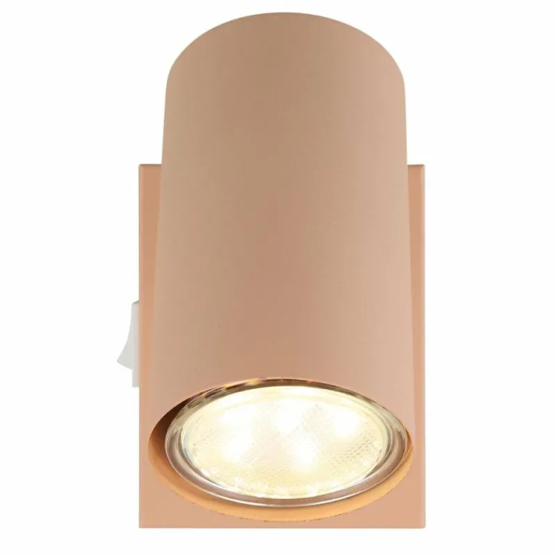 Luminaires Globo Lighting Robby Plafonnier, Spot de plafond, Applique murale, Spot mural Rose, 1 lumière* Spots Et Projecteurs