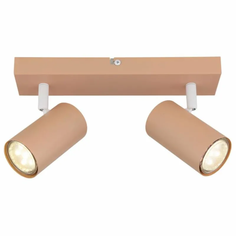 Luminaires Globo Lighting Robby Plafonnier, Spot de plafond, Applique murale, Spot mural Rose, 2 lumières* Spots Et Projecteurs