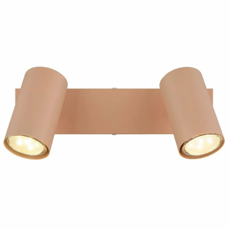 Luminaires Globo Lighting Robby Plafonnier, Spot de plafond, Applique murale, Spot mural Rose, 2 lumières* Spots Et Projecteurs