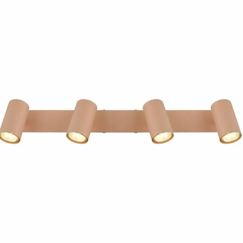 Luminaires Globo Lighting Robby Plafonnier, Spot de plafond, Applique murale, Spot mural Rose, 4 lumières* Spots Et Projecteurs